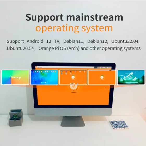 Original Factory Price New Orange Pi Zero 2 W 1GB RAM DDR4 Mini PC Allwinner H618 WiFi BT BLE SBC Single Board Computer Zero 2W